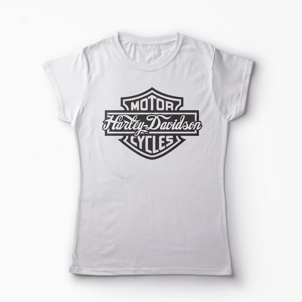 Tricou Harley Davidson - Femei-Alb