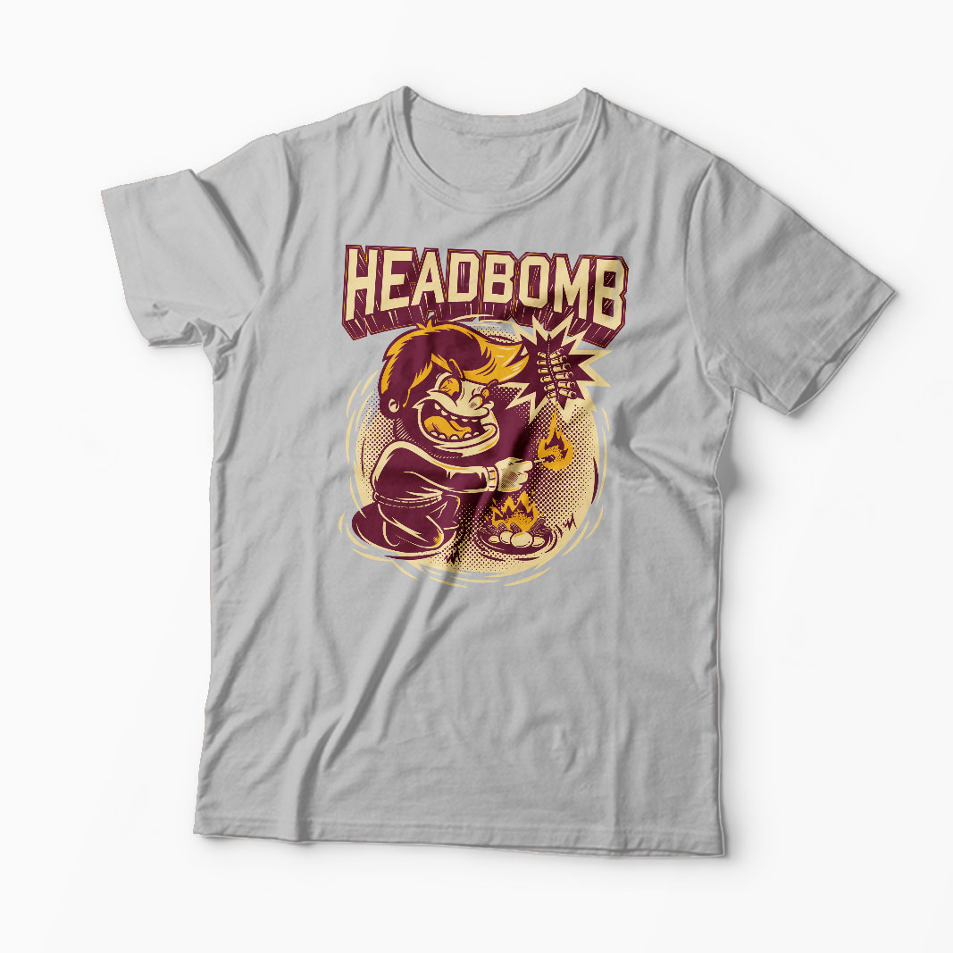Tricou Headbomb - Bărbați-Gri