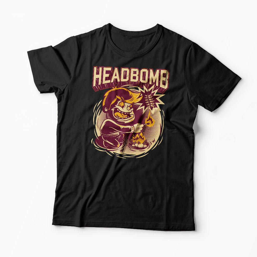Tricou Headbomb - Bărbați-Negru