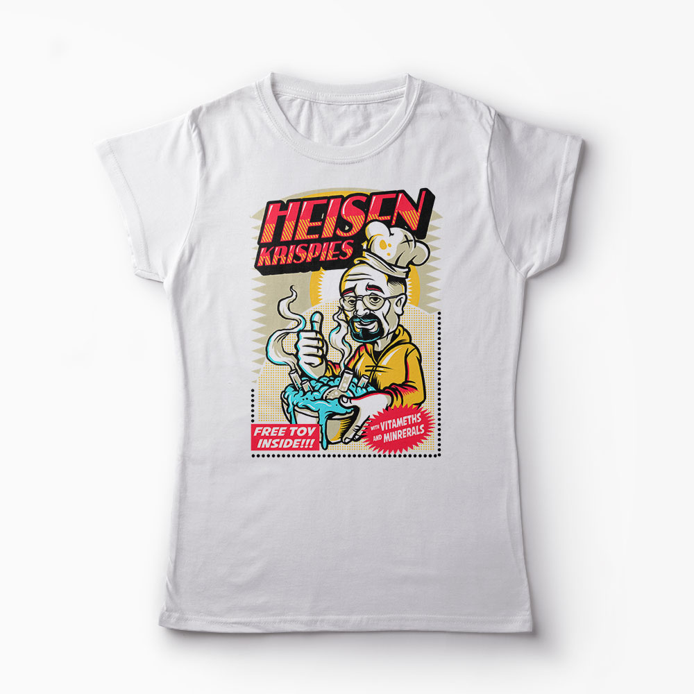 Tricou Heisen Krispies - Breaking Bad - Femei-Alb
