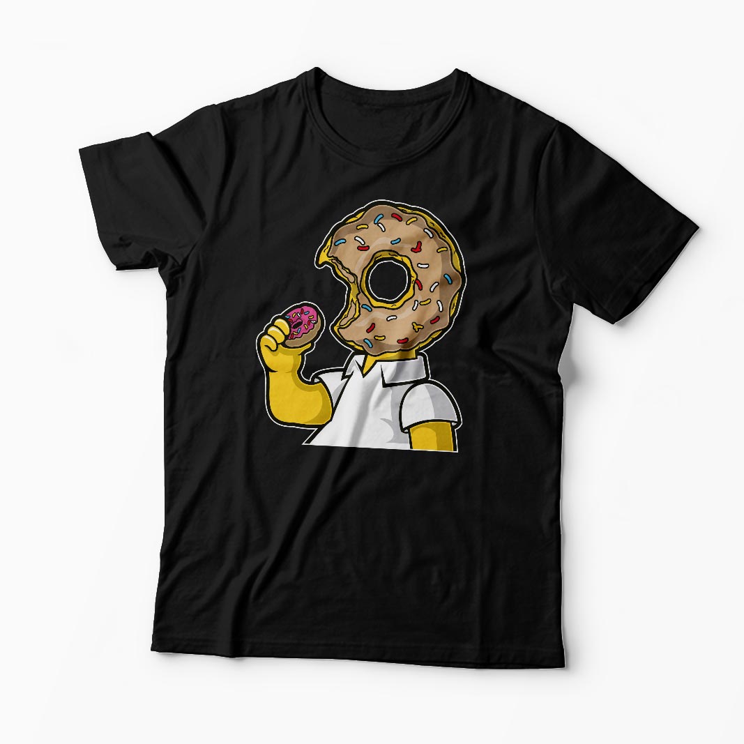 Tricou Homer Love Donut - Bărbați-Negru