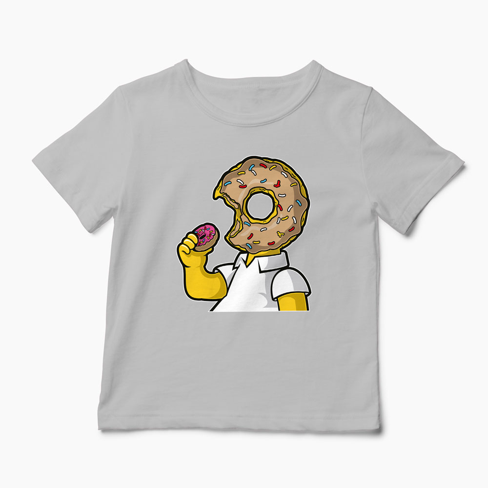 Tricou Homer Love Donut - Copii-Gri