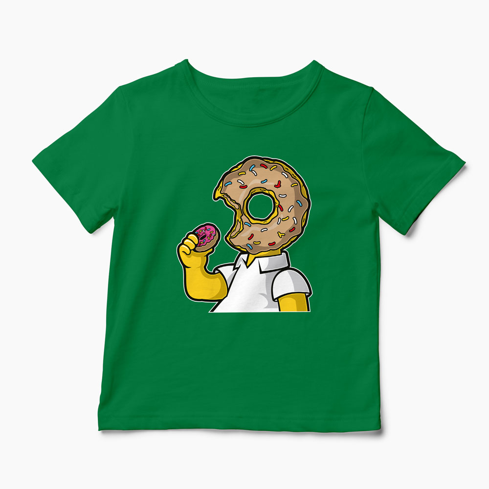Tricou Homer Love Donut - Copii-Verde