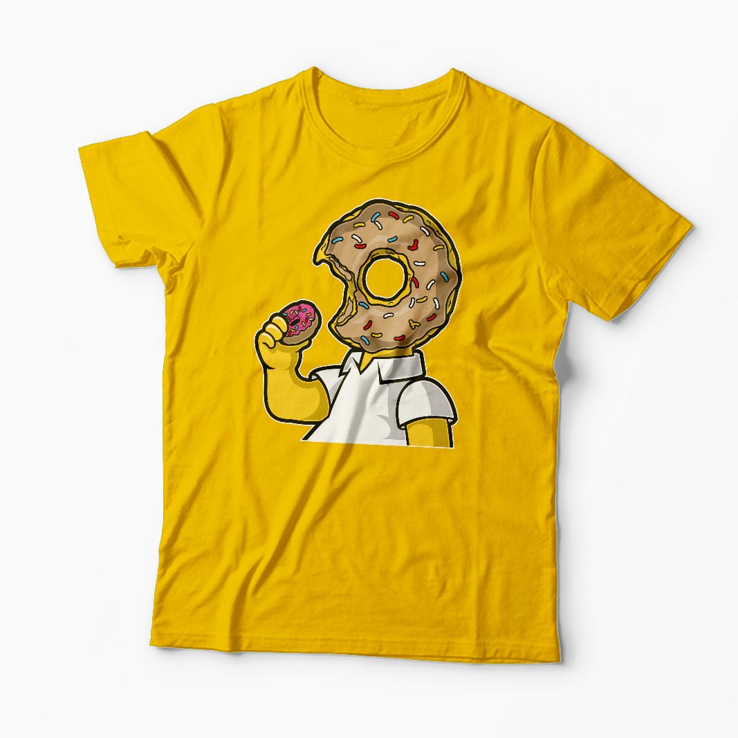 Tricou Homer Love Donut - Bărbați-Galben