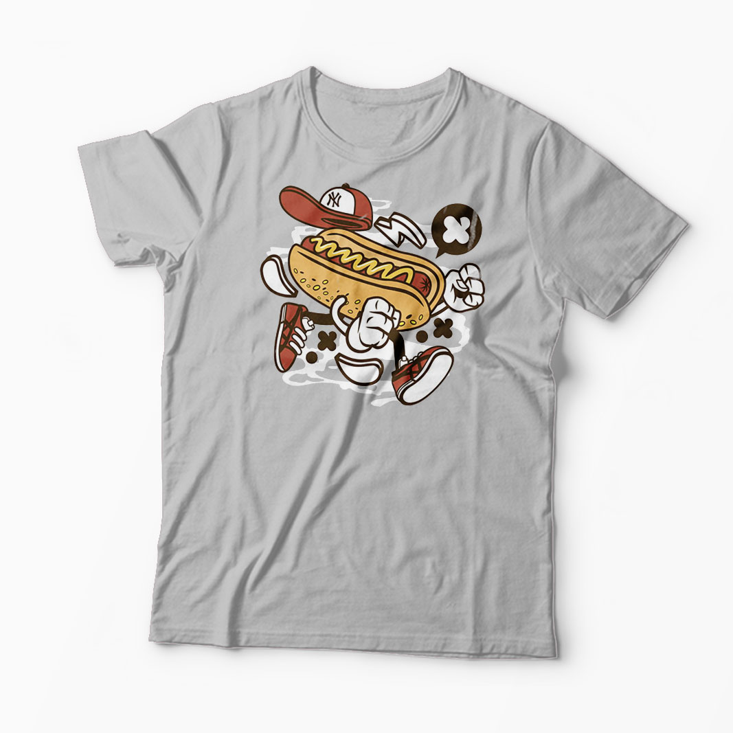 Tricou HotDog NYC - Bărbați-Gri
