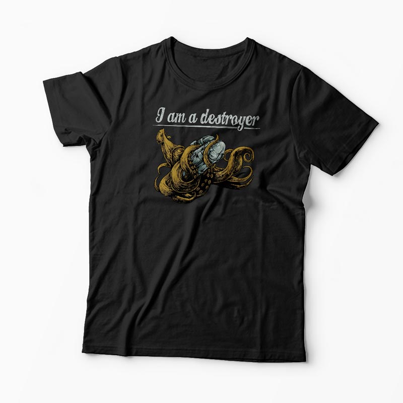 Tricou I Am a Destroyer - Bărbați-Negru