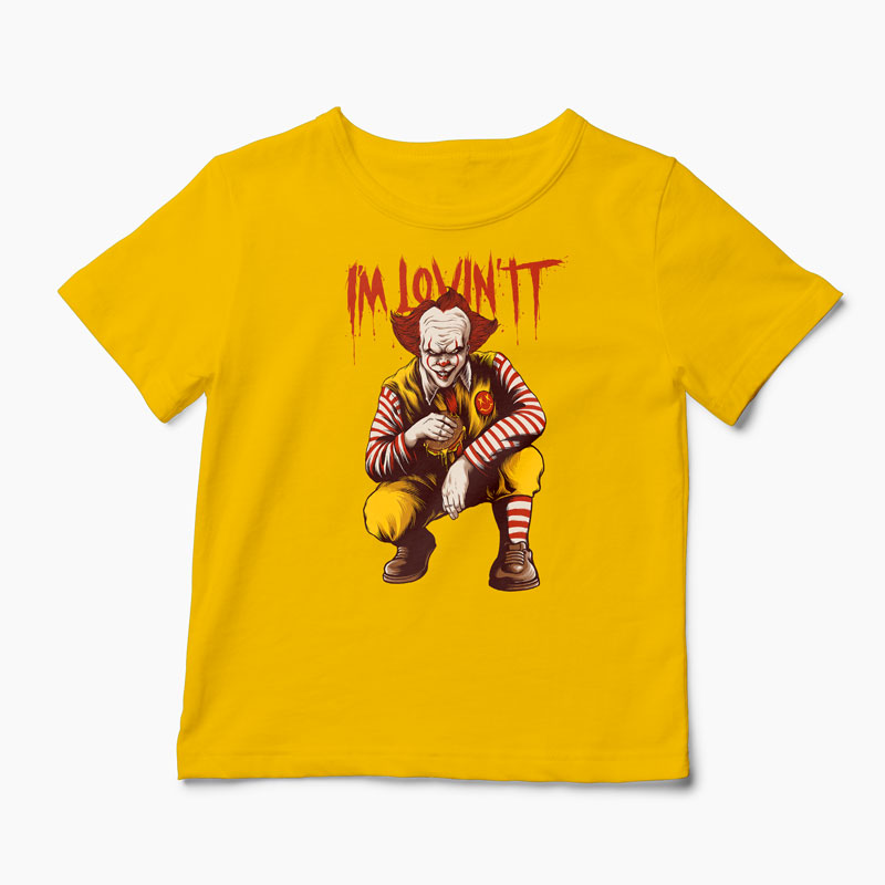 Tricou I'm Lovin' IT - Copii-Galben