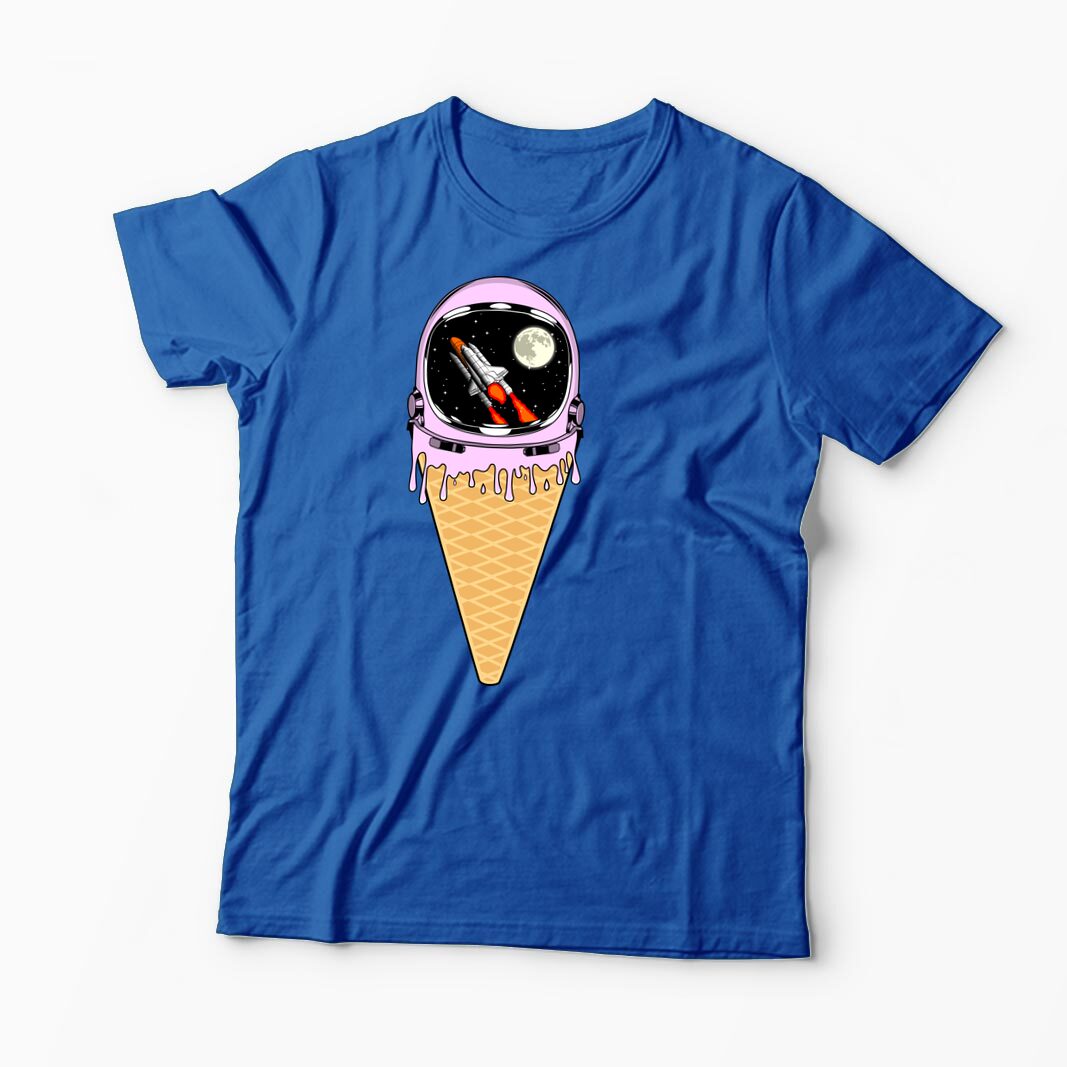 Tricou Înghețată Astronaut - Bărbați-Albastru Regal
