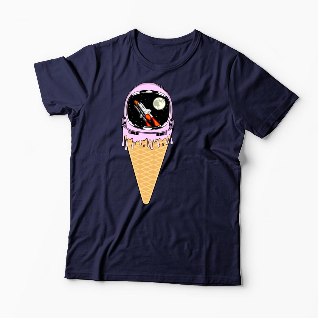 Tricou Înghețată Astronaut - Bărbați-Bleumarin