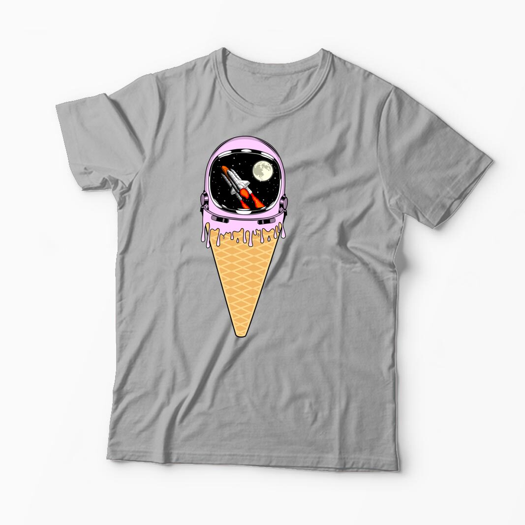 Tricou Înghețată Astronaut - Bărbați-Gri