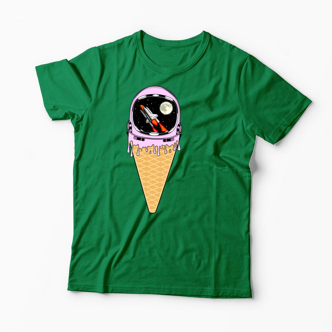 Tricou Înghețată Astronaut - Bărbați-Verde