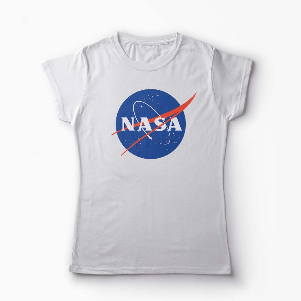 Tricou Inginer Nasa - Femei-Alb