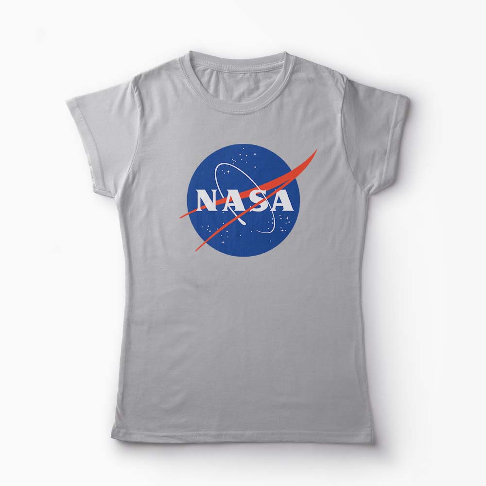 Tricou Inginer Nasa - Femei-Gri