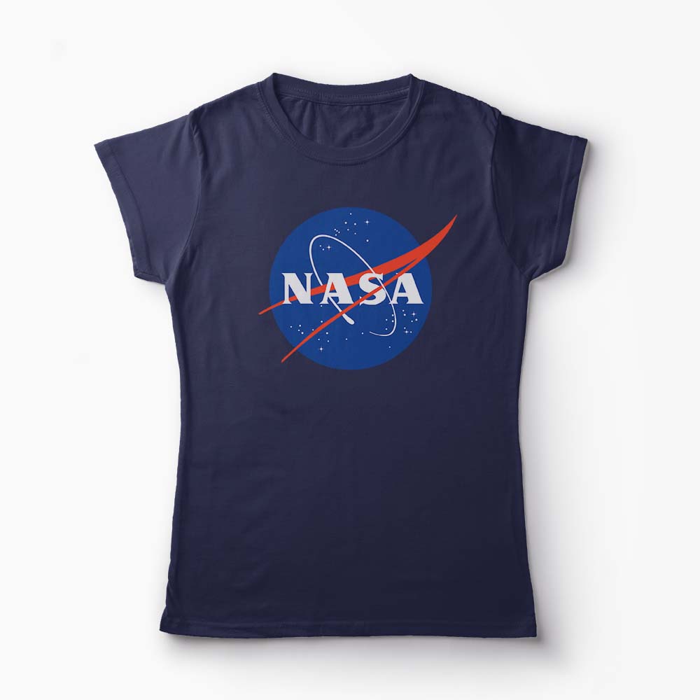 Tricou Inginer Nasa - Femei-Bleumarin