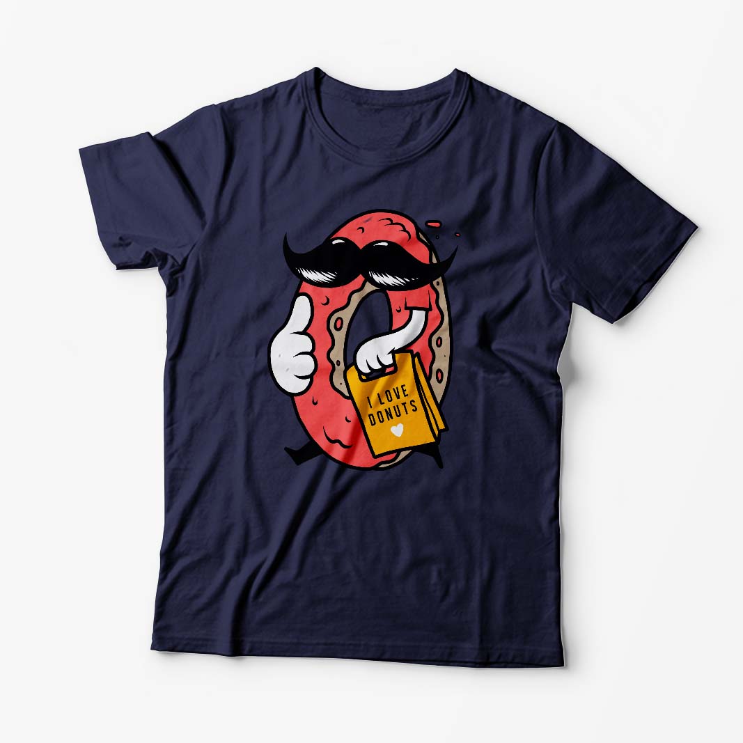 Tricou Iubesc Donut-urile - Bărbați-Bleumarin
