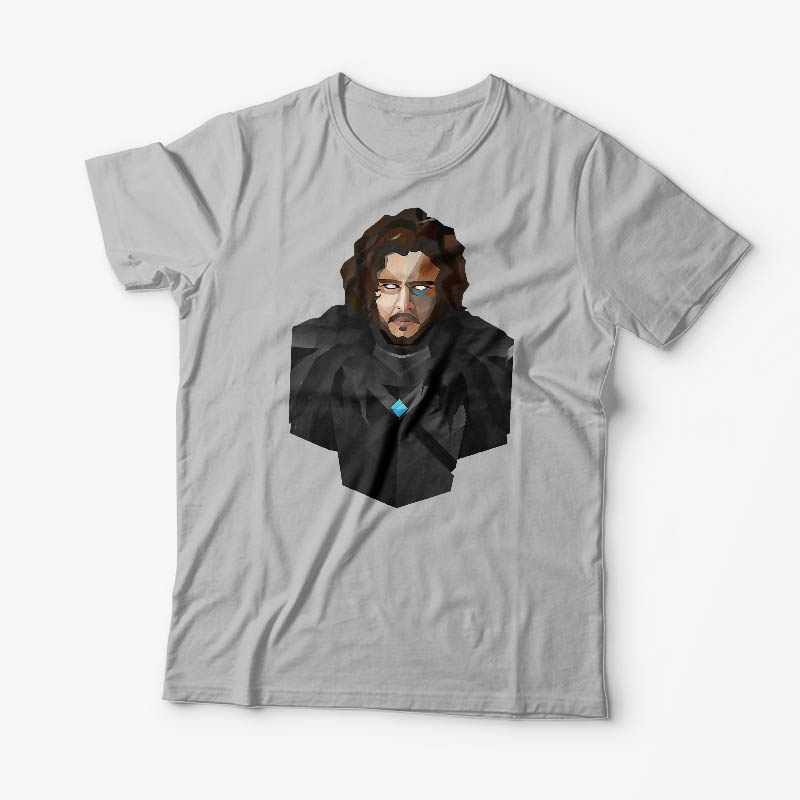 Tricou Jon Snow - Urzeala Tronurilor - Bărbați-Gri