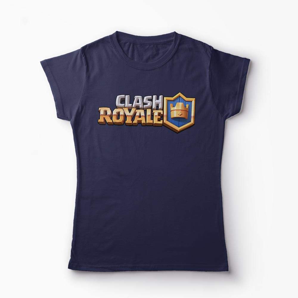 Tricou Logo Clash Royale - Femei-Bleumarin
