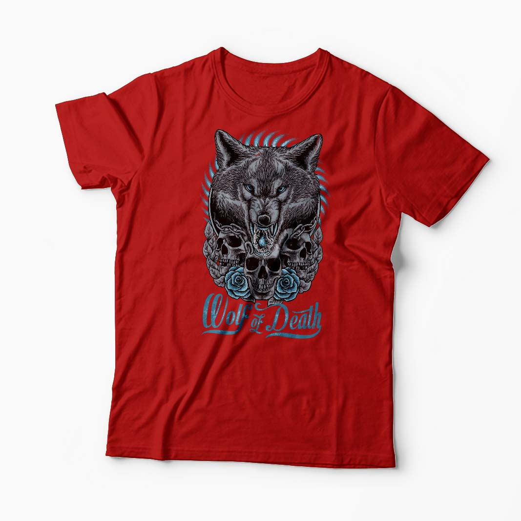 Tricou Lupul de Moarte - Bărbați-Roșu