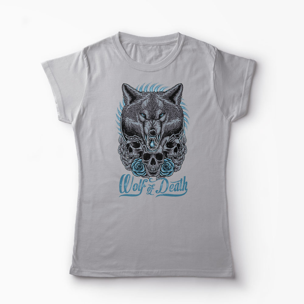 Tricou Lupul de Moarte - Femei-Gri