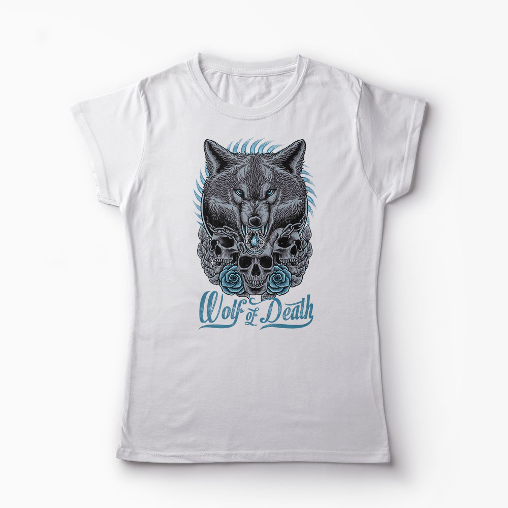 Tricou Lupul de Moarte - Femei-Alb