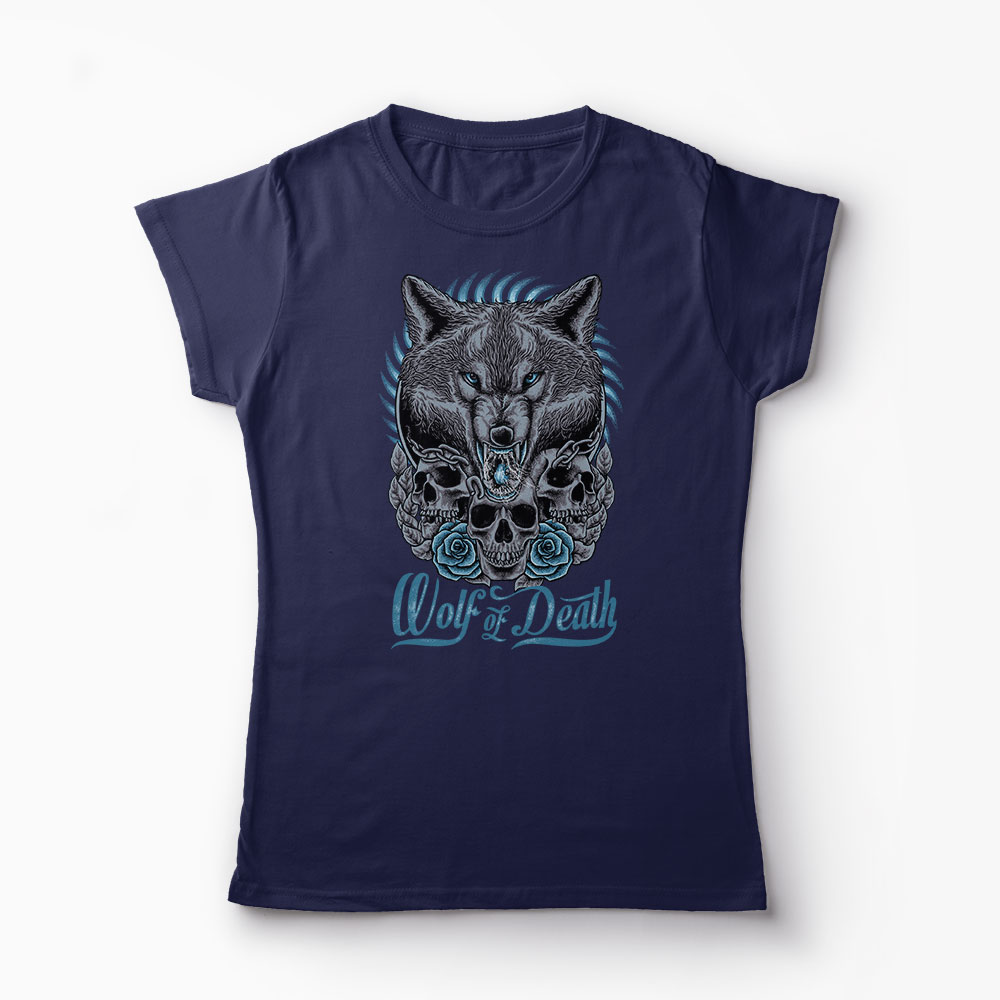 Tricou Lupul de Moarte - Femei-Bleumarin