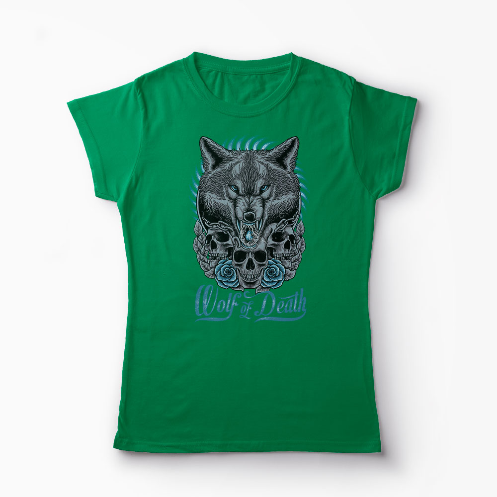 Tricou Lupul de Moarte - Femei-Verde