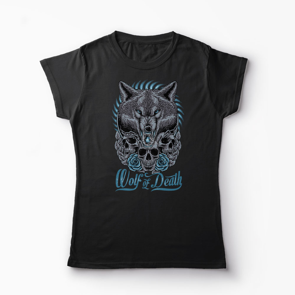 Tricou Lupul de Moarte - Femei-Negru