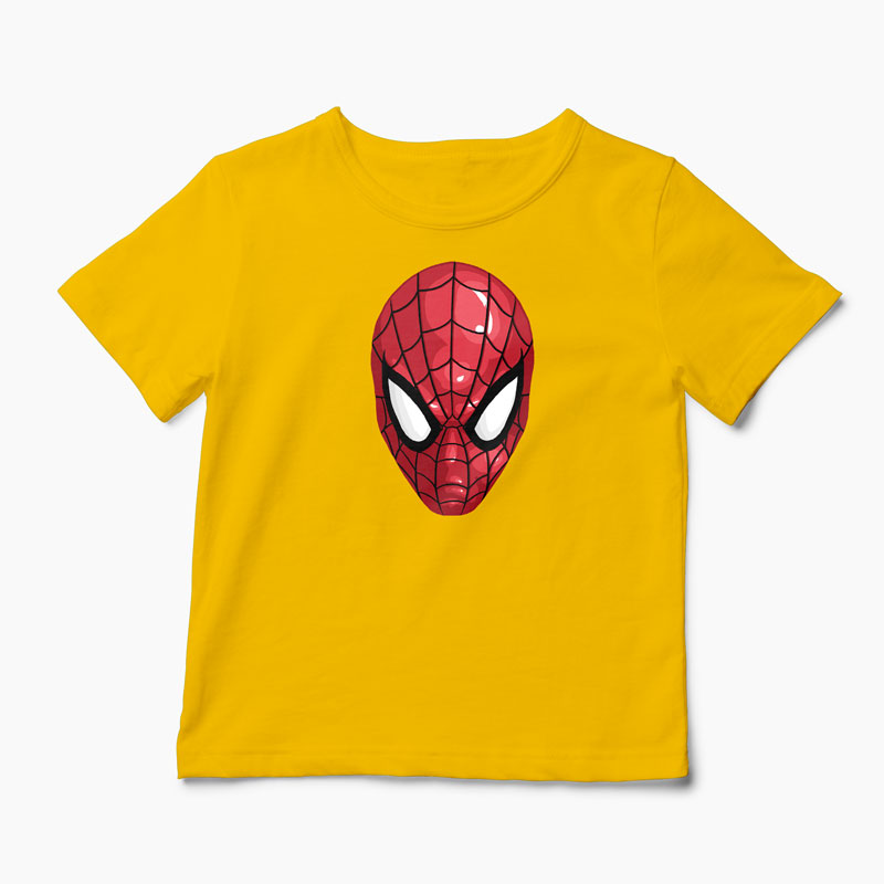 Tricou Mască Spiderman - Copii-Galben