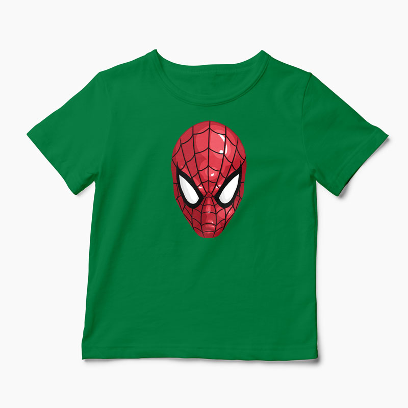 Tricou Mască Spiderman - Copii-Verde