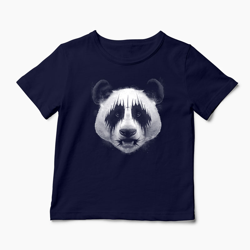 Tricou Metal Panda - Copii-Bleumarin