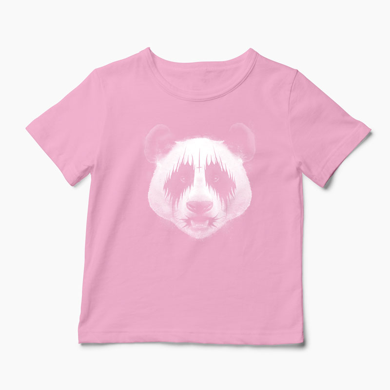 Tricou Metal Panda - Copii-Roz