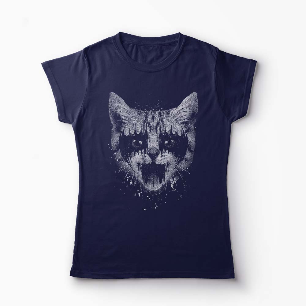Tricou personalizat metal pussy - Femei-Bleumarin