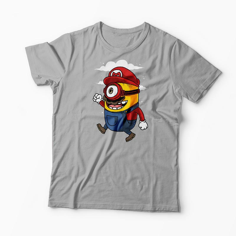 Tricou Minion Super Mario Bros - Bărbați-Gri