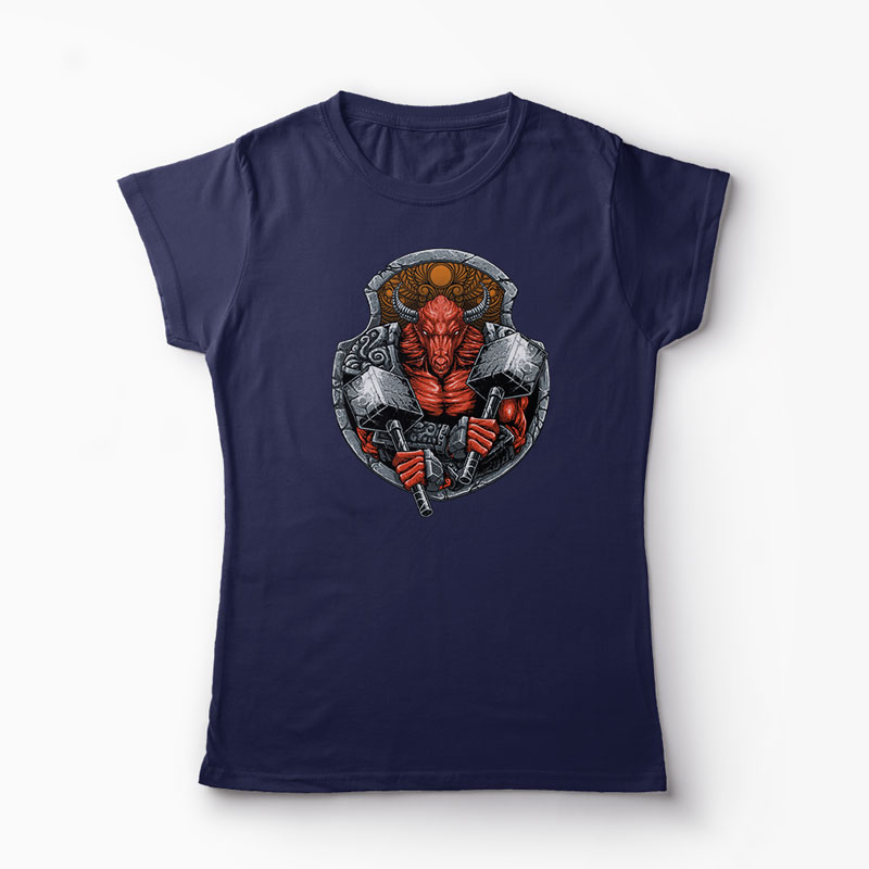 Tricou Minotaur - Femei-Bleumarin