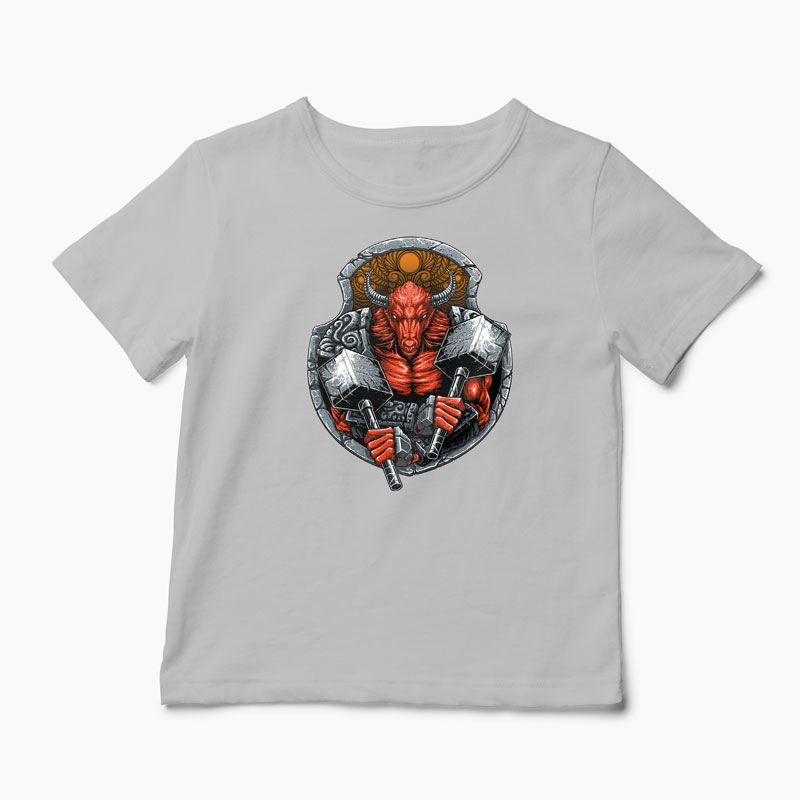 Tricou Minotaur - Copii-Gri