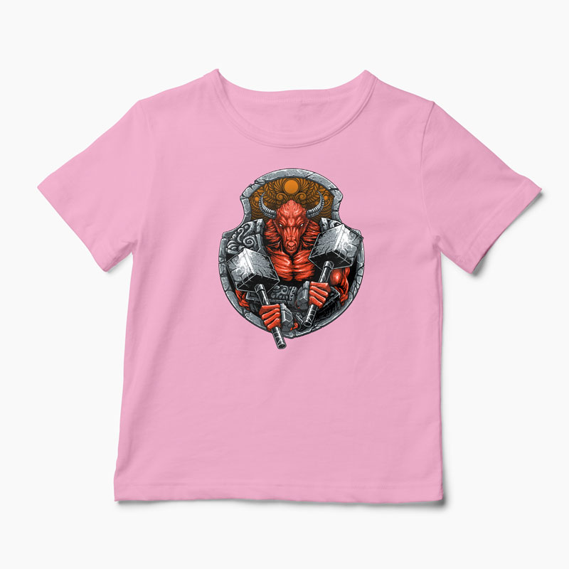 Tricou Minotaur - Copii-Roz