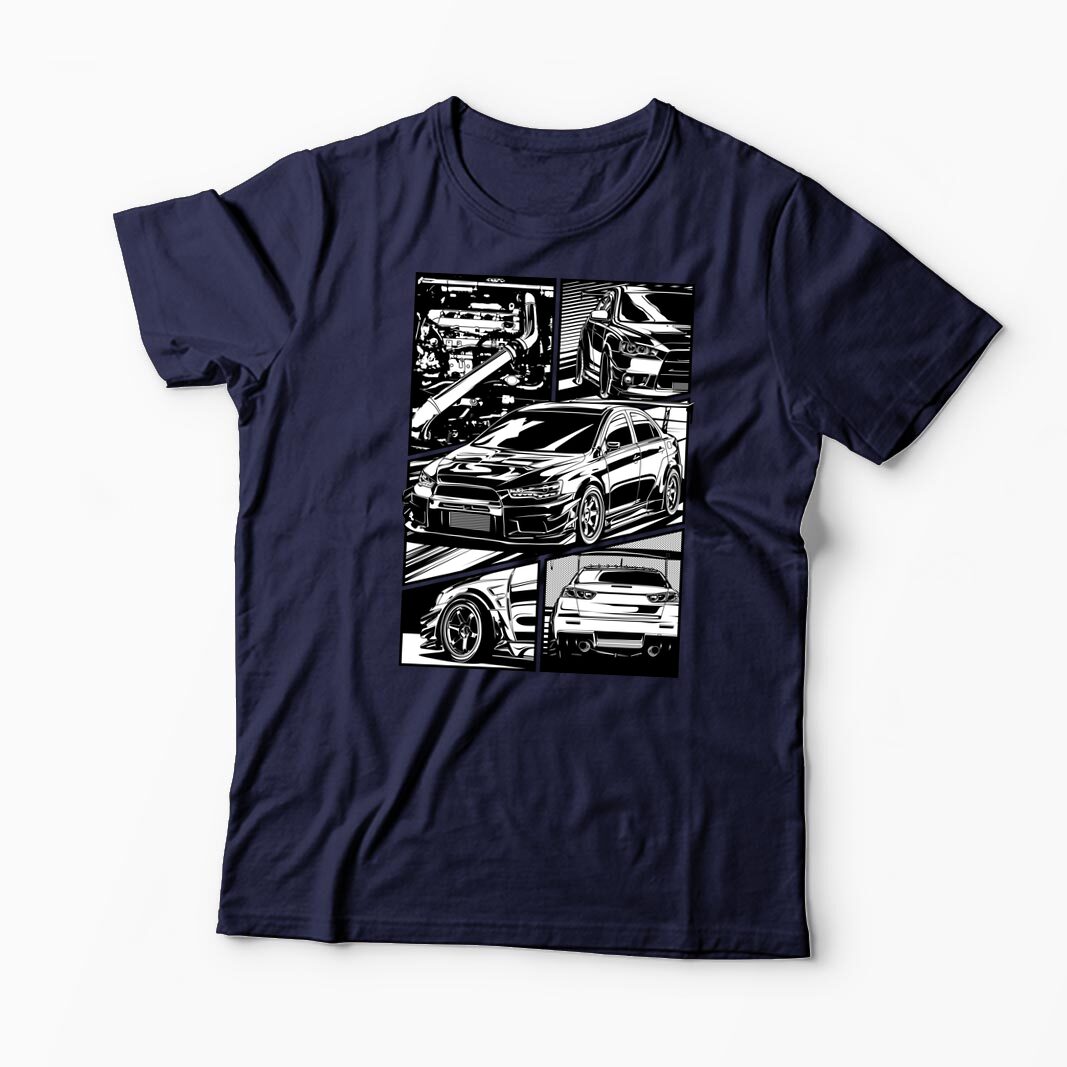 Tricou Mitsubishi Lancer Evo X - Bărbați-Bleumarin