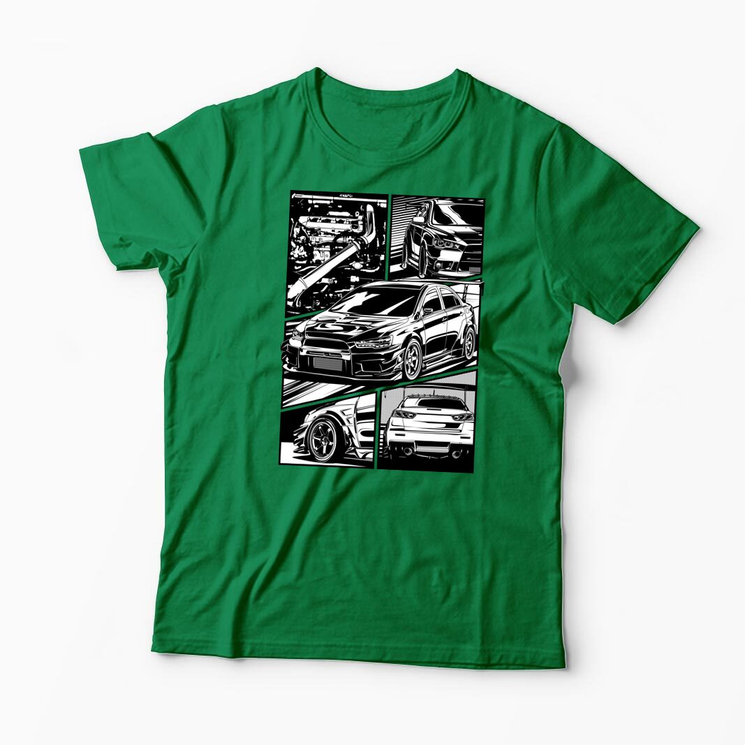 Tricou Mitsubishi Lancer Evo X - Bărbați-Verde