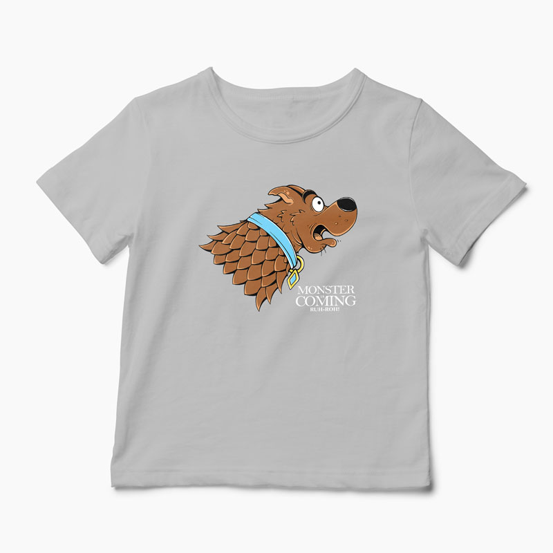 Tricou Monster Is Coming - Copii-Gri
