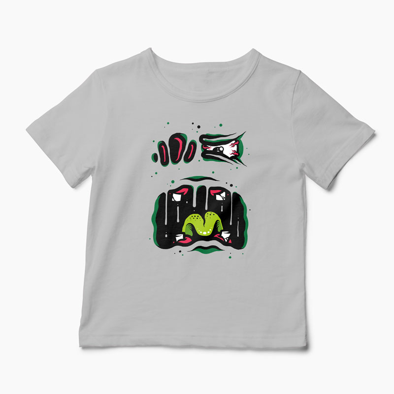 Tricou Monstru - Copii-Gri