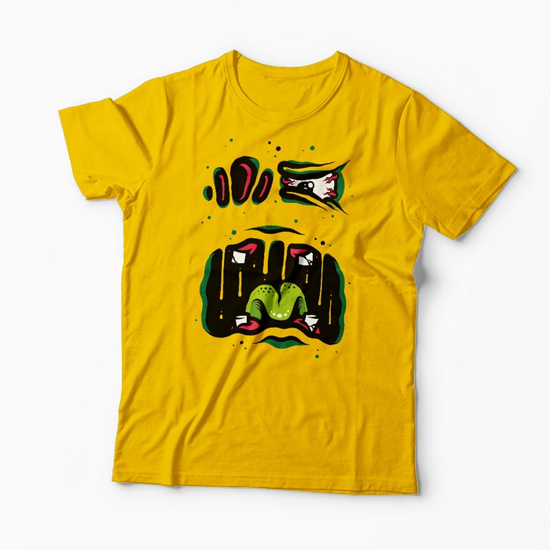 Tricou Monstru - Bărbați-Galben