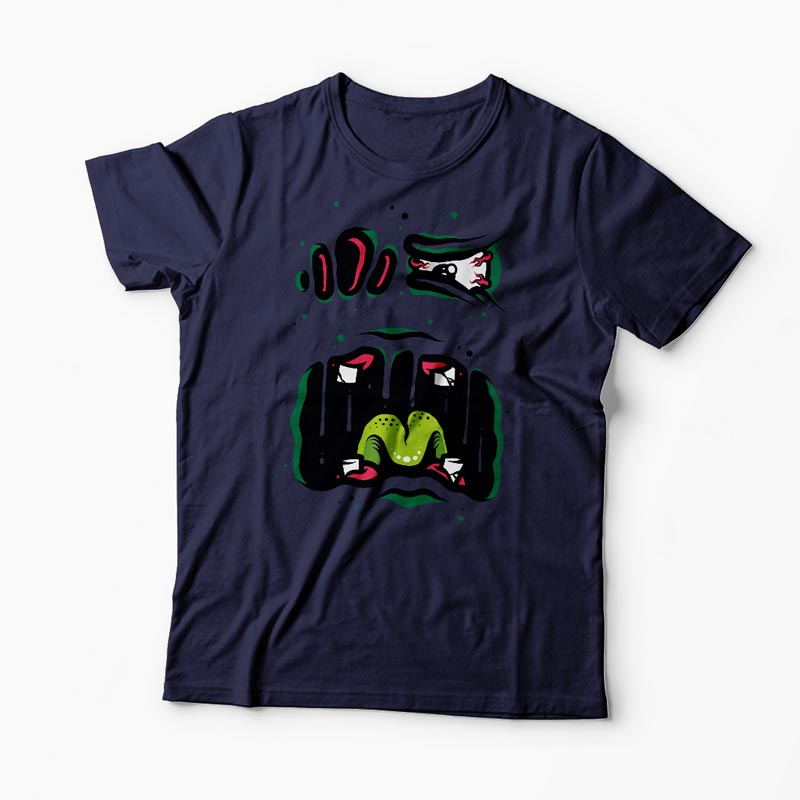 Tricou Monstru - Bărbați-Bleumarin