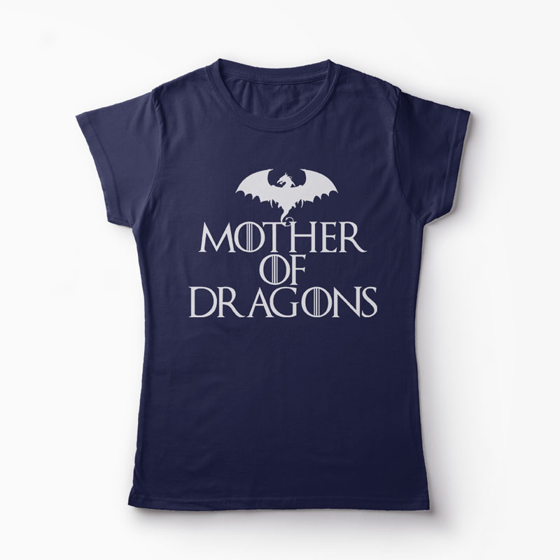 Tricou Mother of Dragons - Femei-Bleumarin