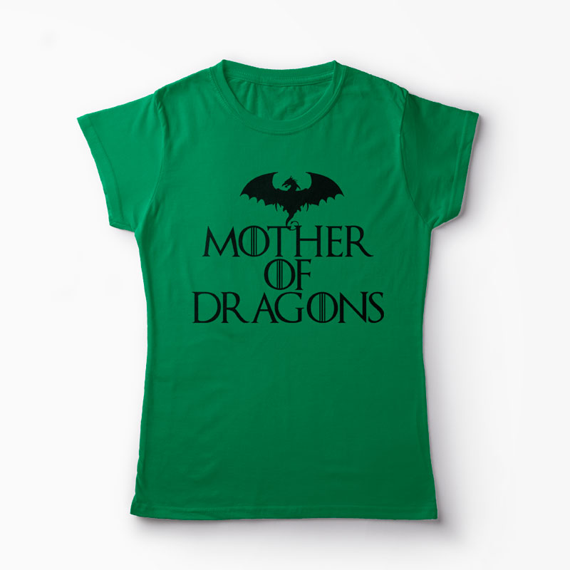 Tricou Mother of Dragons - Femei-Verde