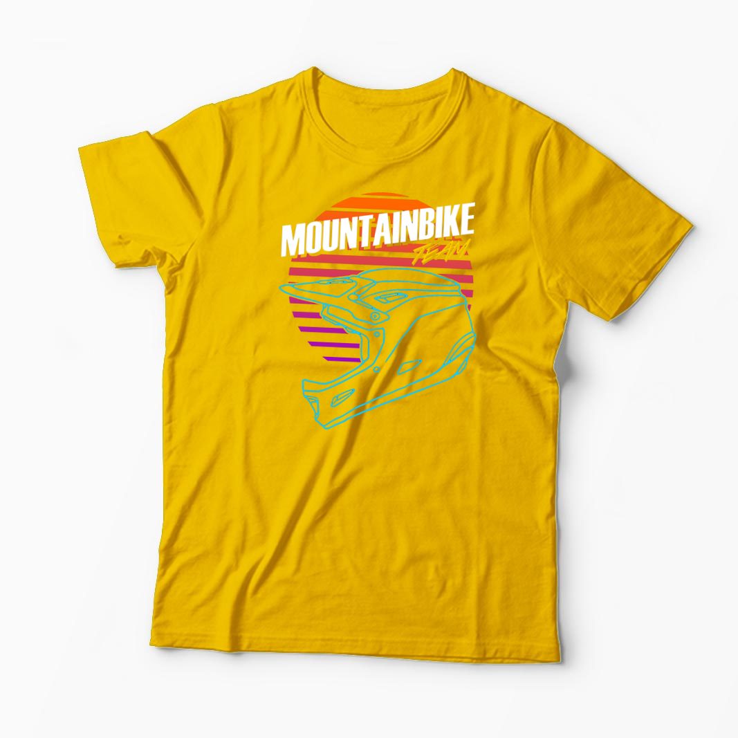 Tricou Mountain Bike Downhill - Bărbați-Galben