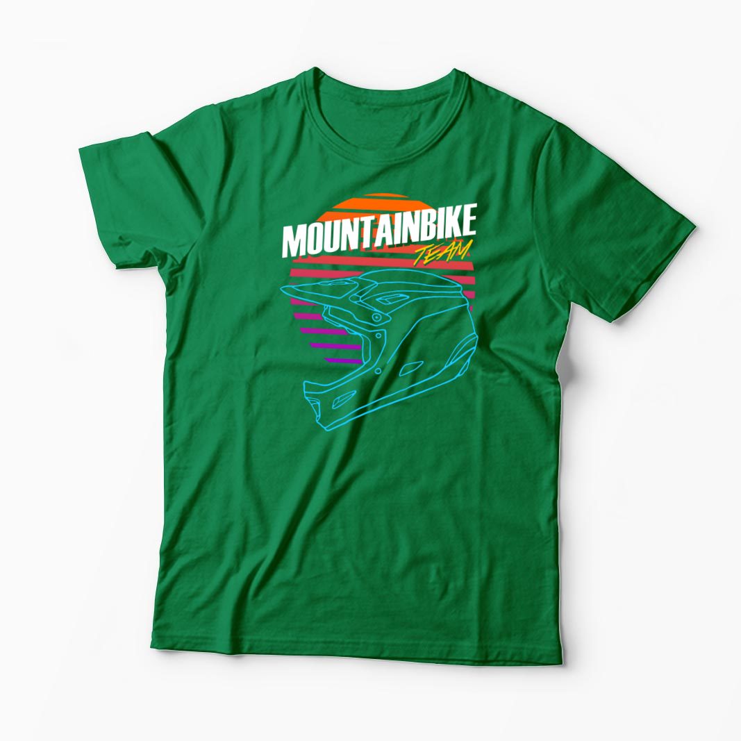 Tricou Mountain Bike Downhill - Bărbați-Verde
