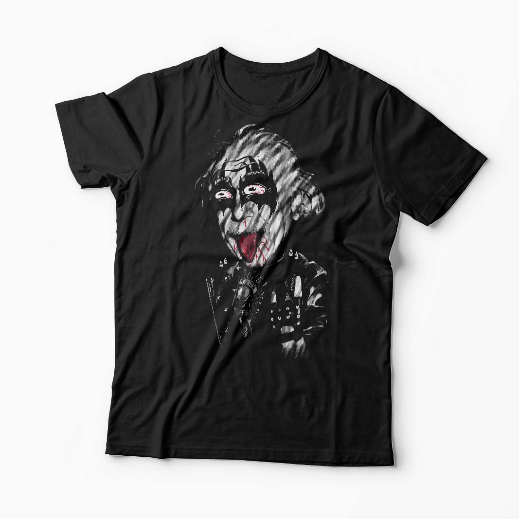 Tricou Personalizat Albert RockEinstein - Bărbați-Negru