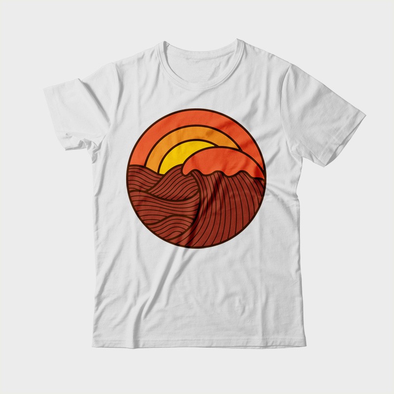 Tricou Personalizat Apus de Soare