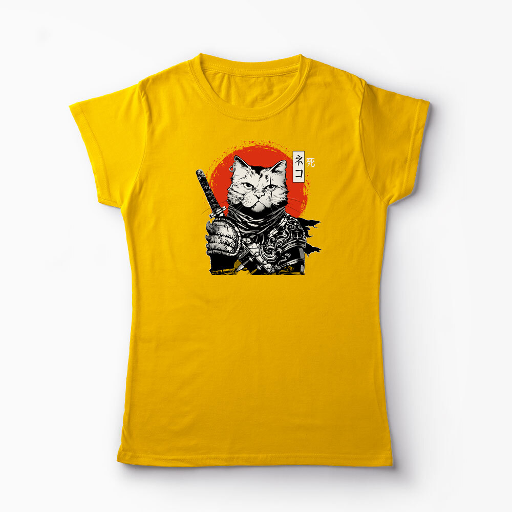 Tricou Personalizat CATana of Death - Femei-Galben