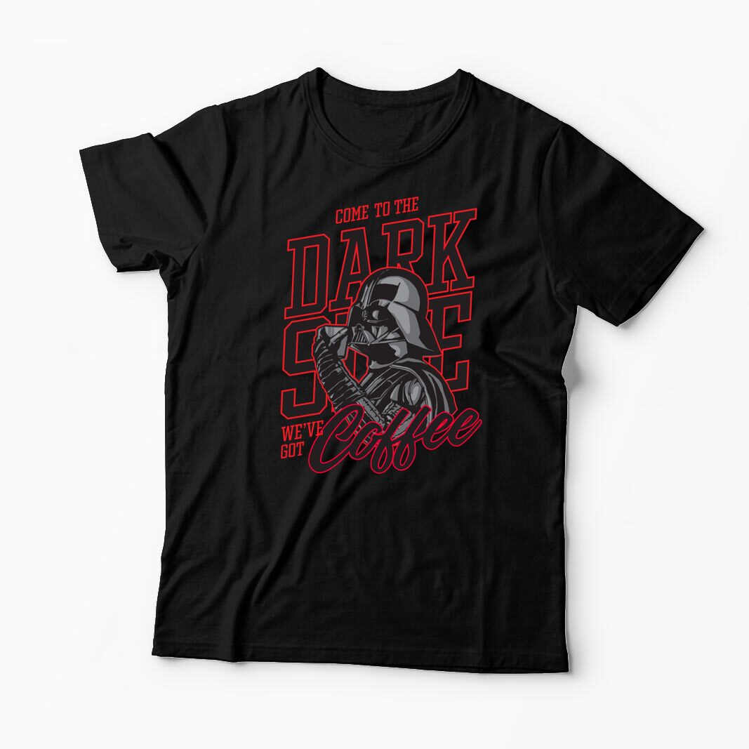 Tricou Personalizat Come To The Dark Side We've Got Coffee - Bărbați-Negru